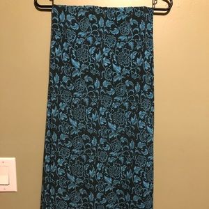 LuLaRoe Maxi Size Large two tone blue